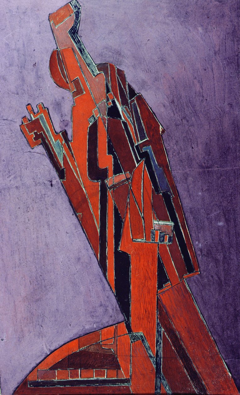 Estudo de figuras - Design para Escultura de Lawrence Atkinson