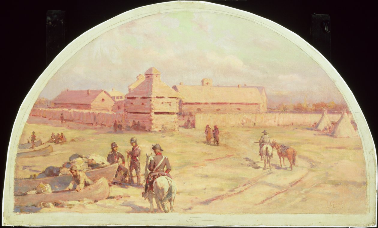O primeiro Forte Dearborn de Lawrence Carmichael Earle