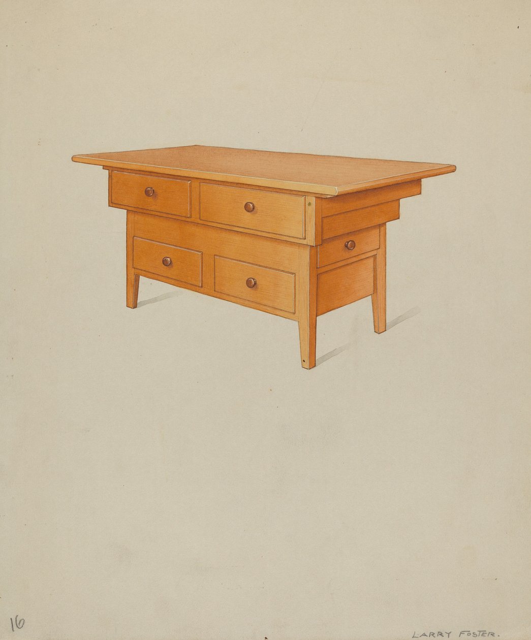 Balcão de laticínios de Lawrence Foster