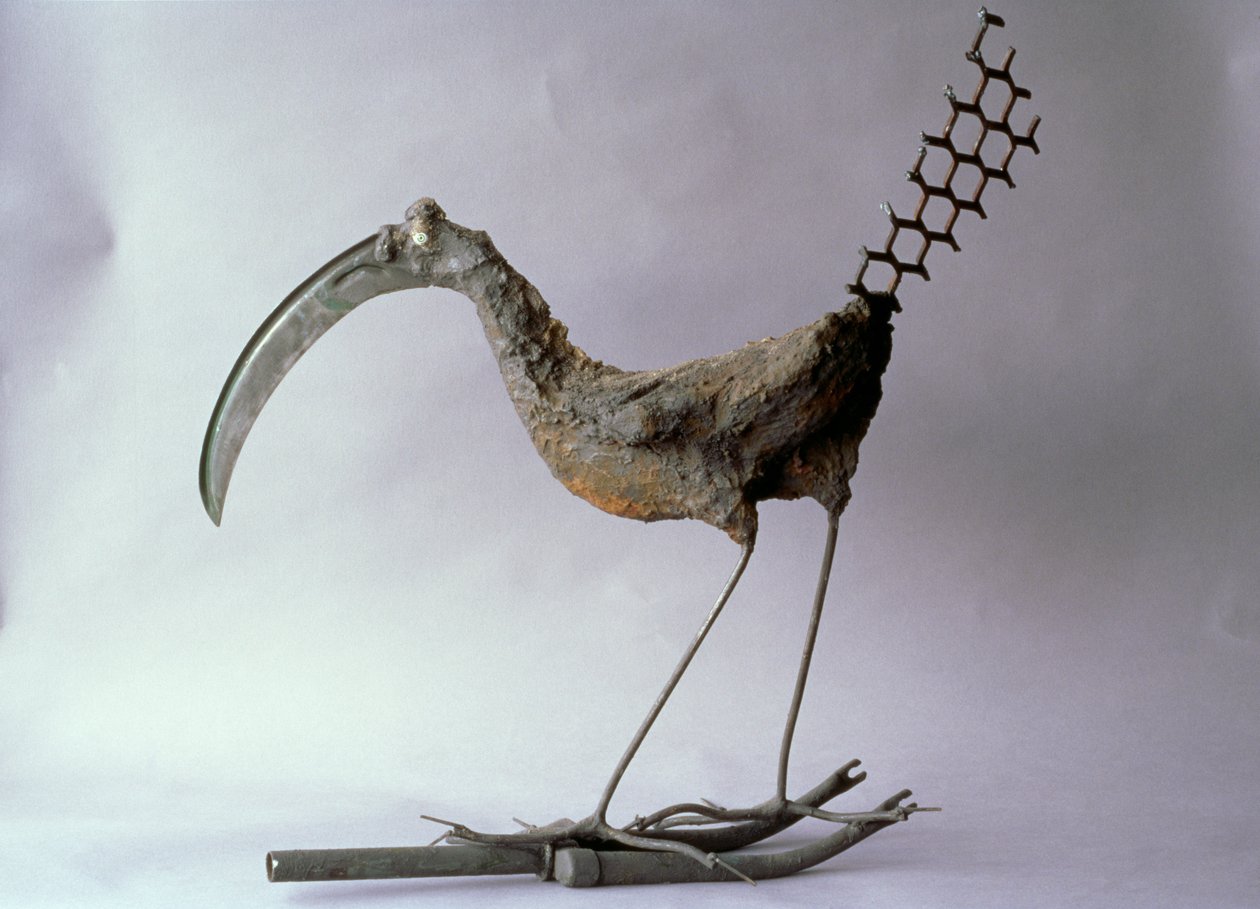The Curlew, 1996 (metal e poliéster) de Lawrie Simonson