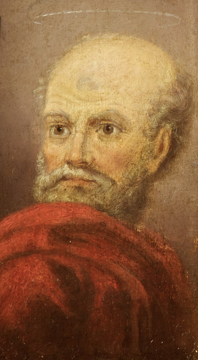 Um Apóstolo, c.1775-1800 (óleo sobre painel) de Le Jeune
