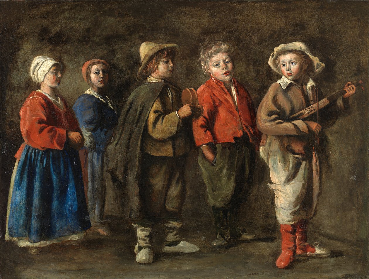 Antoine Le Nain - Os Jovens Músicos, ca. 1640 de Le Nain Brothers