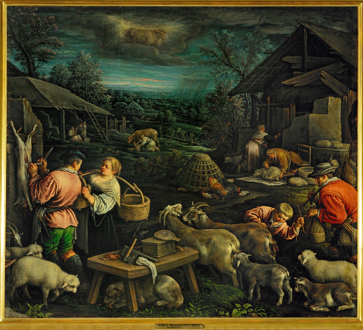 abril (pintura sobre tela) de Leandro da Ponte Bassano