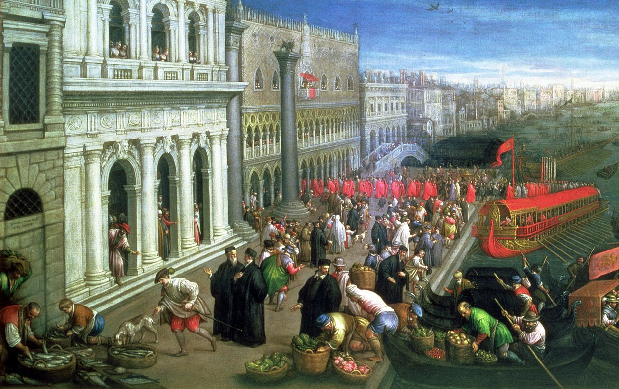 A Riva degli Schiavoni, Veneza de Leandro da Ponte Bassano