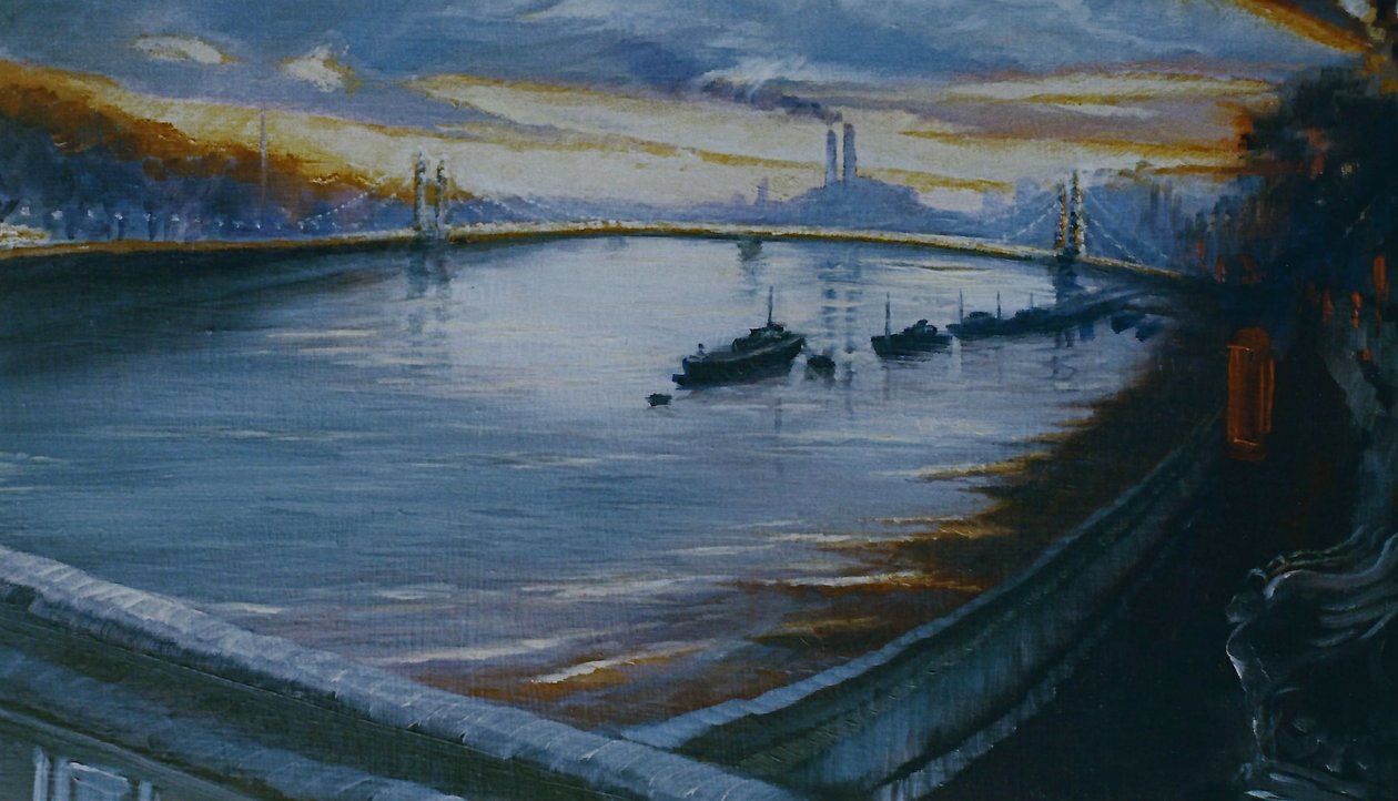 Albert Bridge, Chelsea 2000 de Lee Campbell