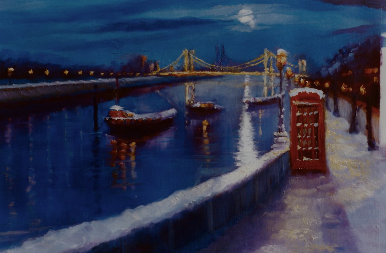 Chelsea Winter Thames Embankment, 2000 de Lee Campbell