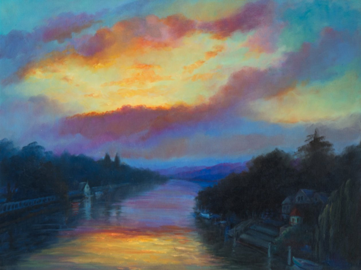 Eel Pie Island Sunrise, 2017, de Lee Campbell