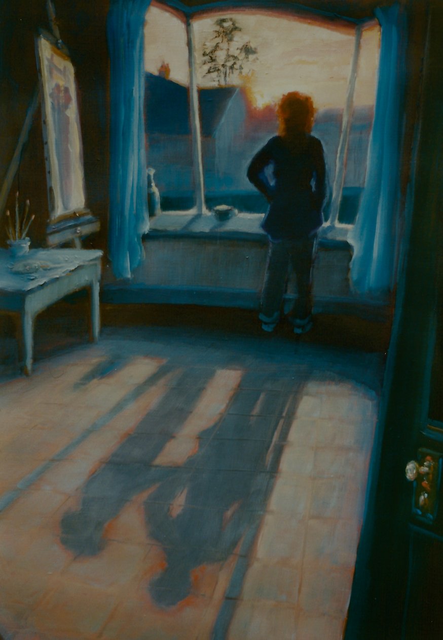 Nunca sozinho 2002 figura na janela com sombras, fantasma de Lee Campbell