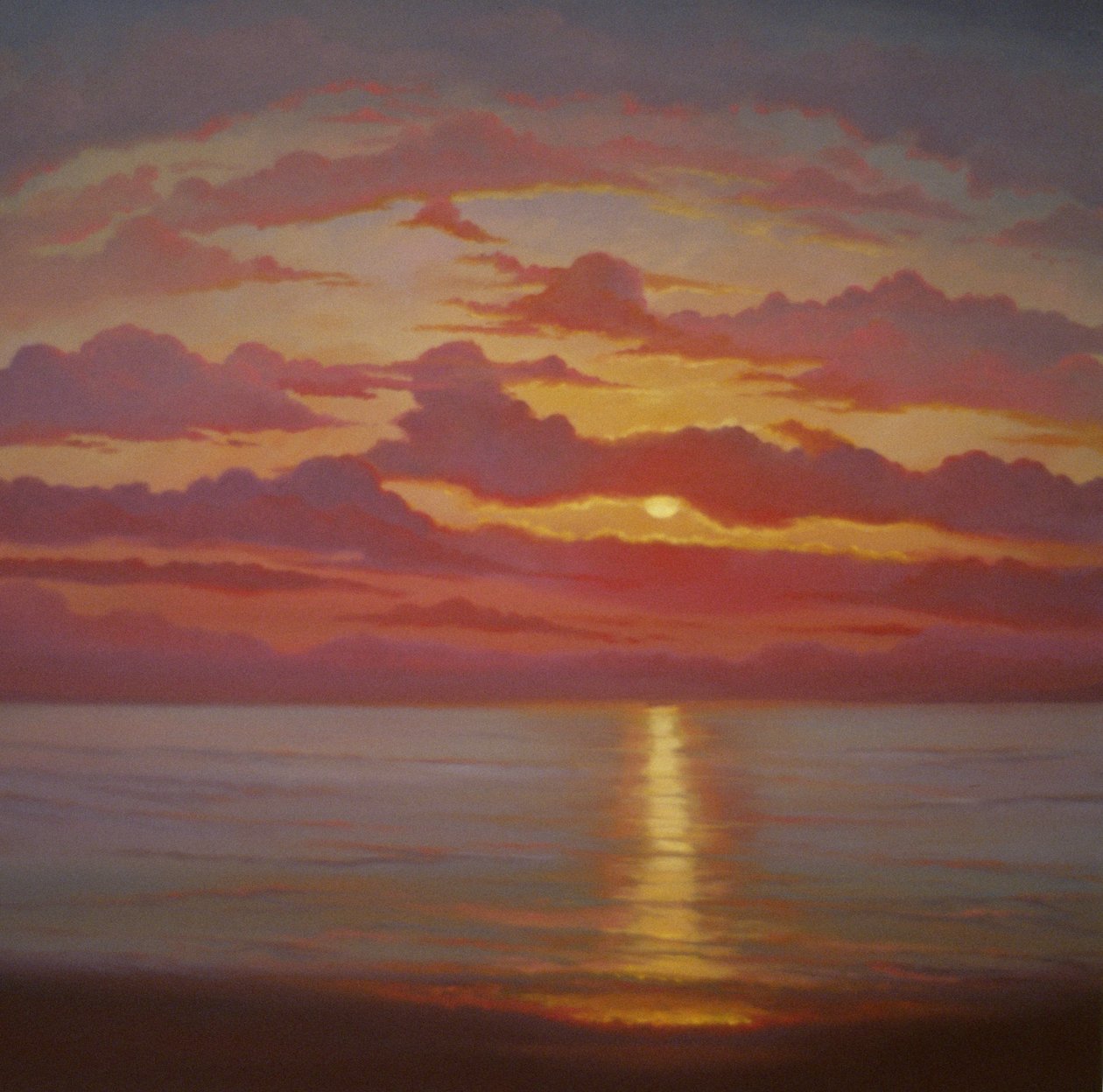 Mar do Norte, 2005 Sunset seascape de Lee Campbell