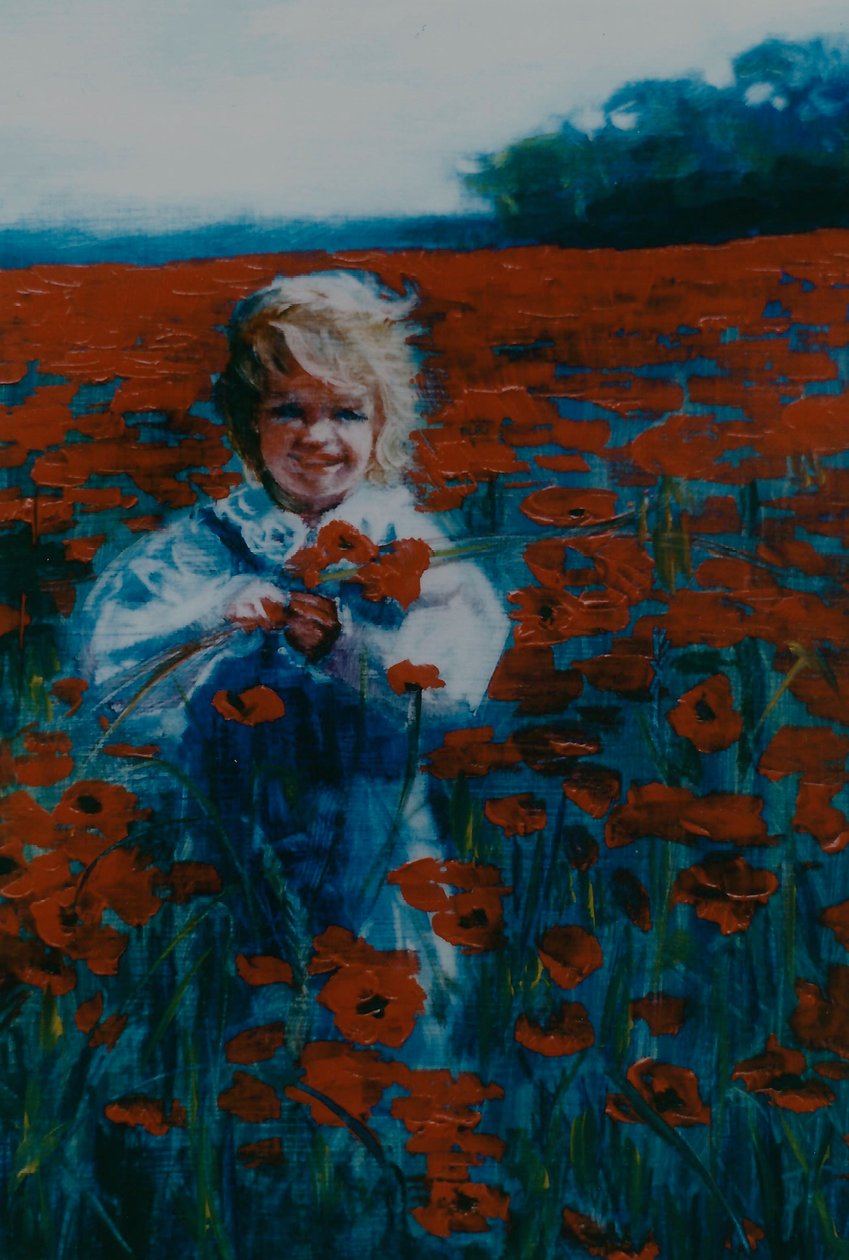 Papoulas, 2000 (óleo sobre papel) de Lee Campbell