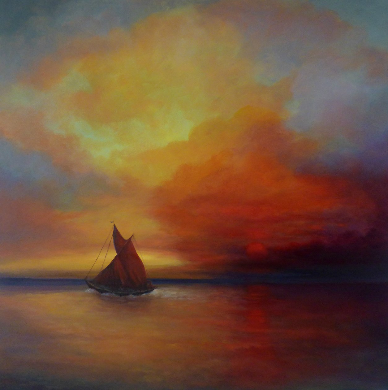 Velas Vermelhas, 2018, de Lee Campbell