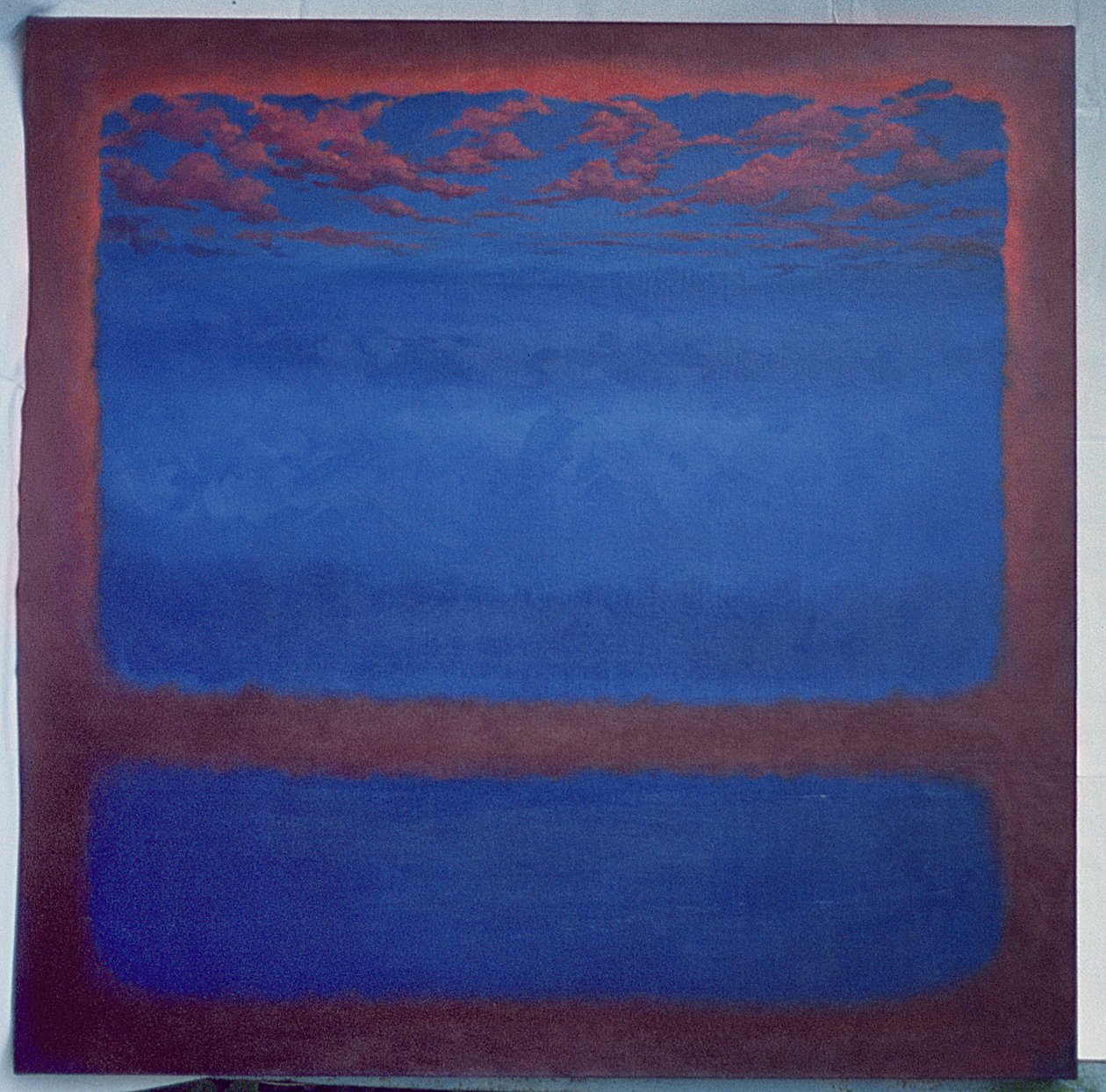 Ultramarine, 2001 Abstrato azul de Lee Campbell