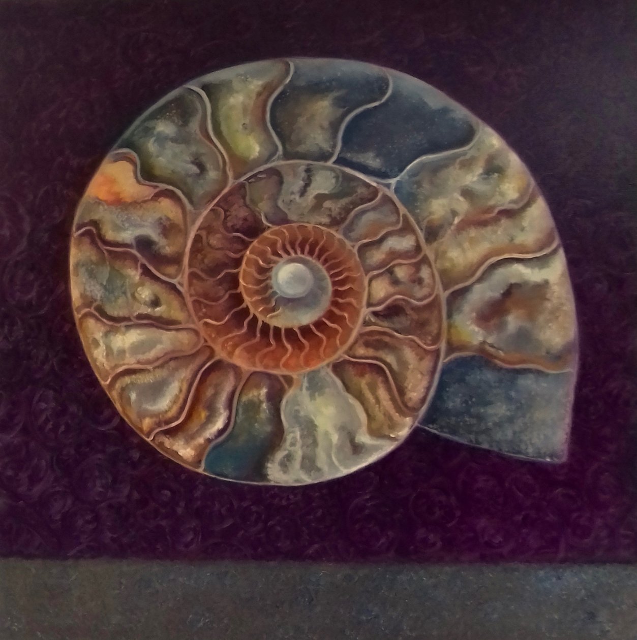 Amonite, Magenta, 2021 de Lee Campbell