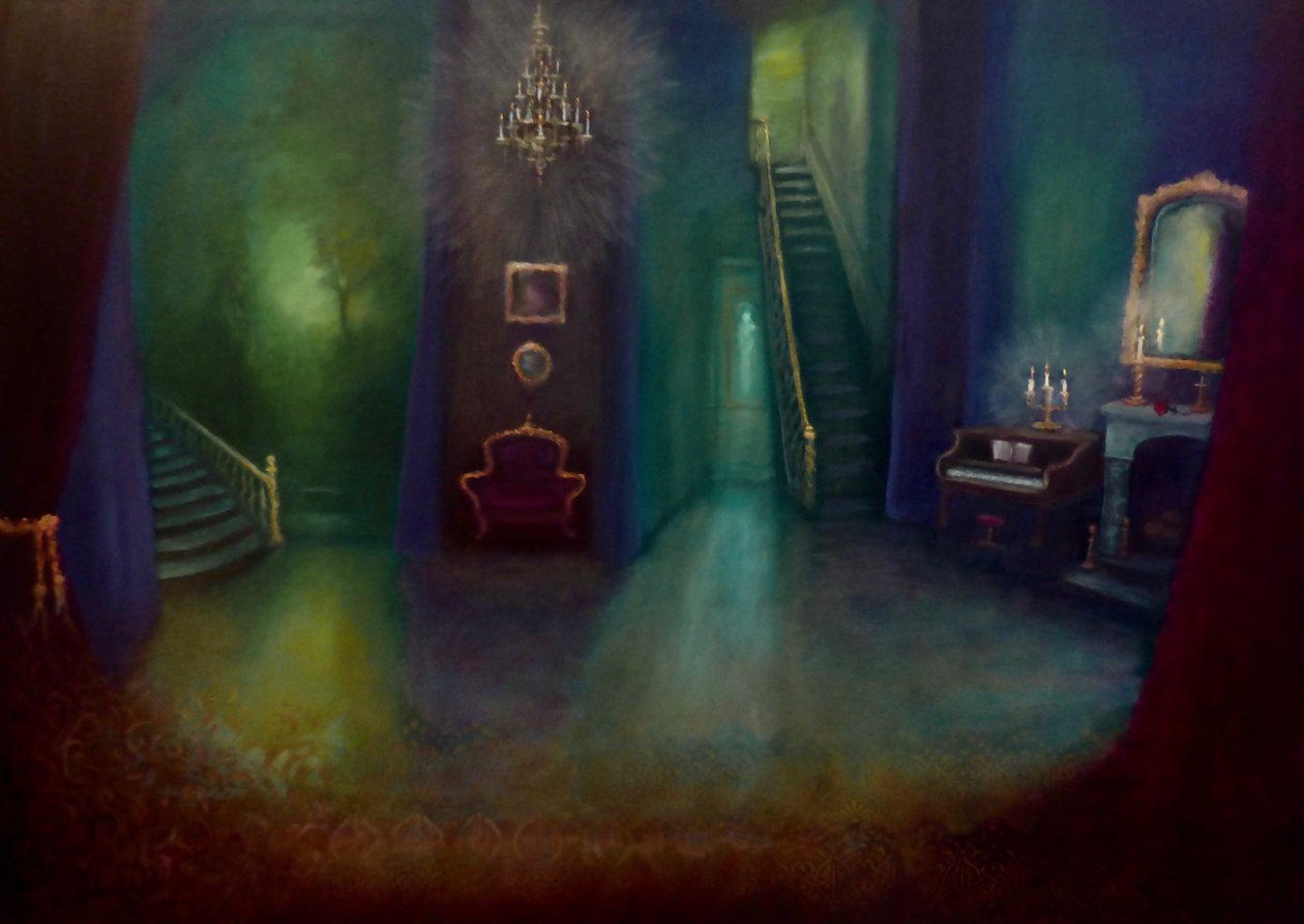 Arsénico e renda velha, 2024 (óleo sobre tela) de Lee Campbell