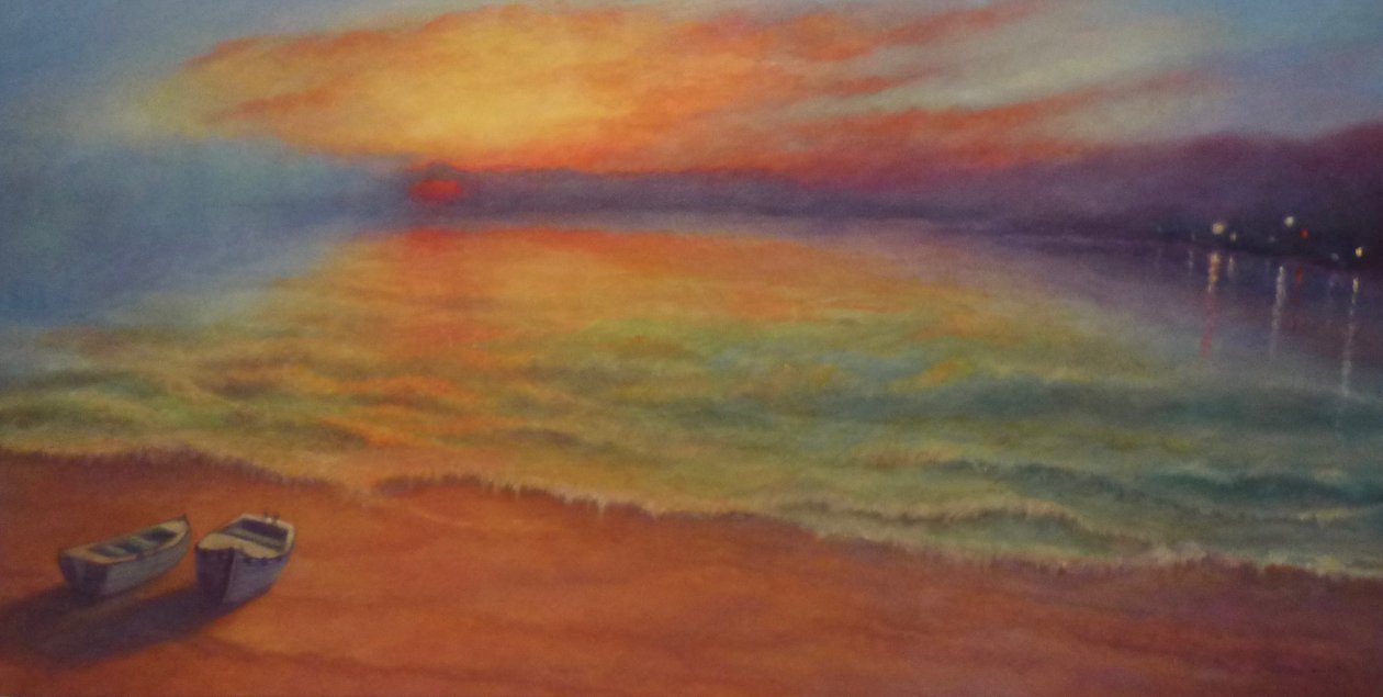 Evening Rendezvouz, 2024 (óleo sobre tela) de Lee Campbell