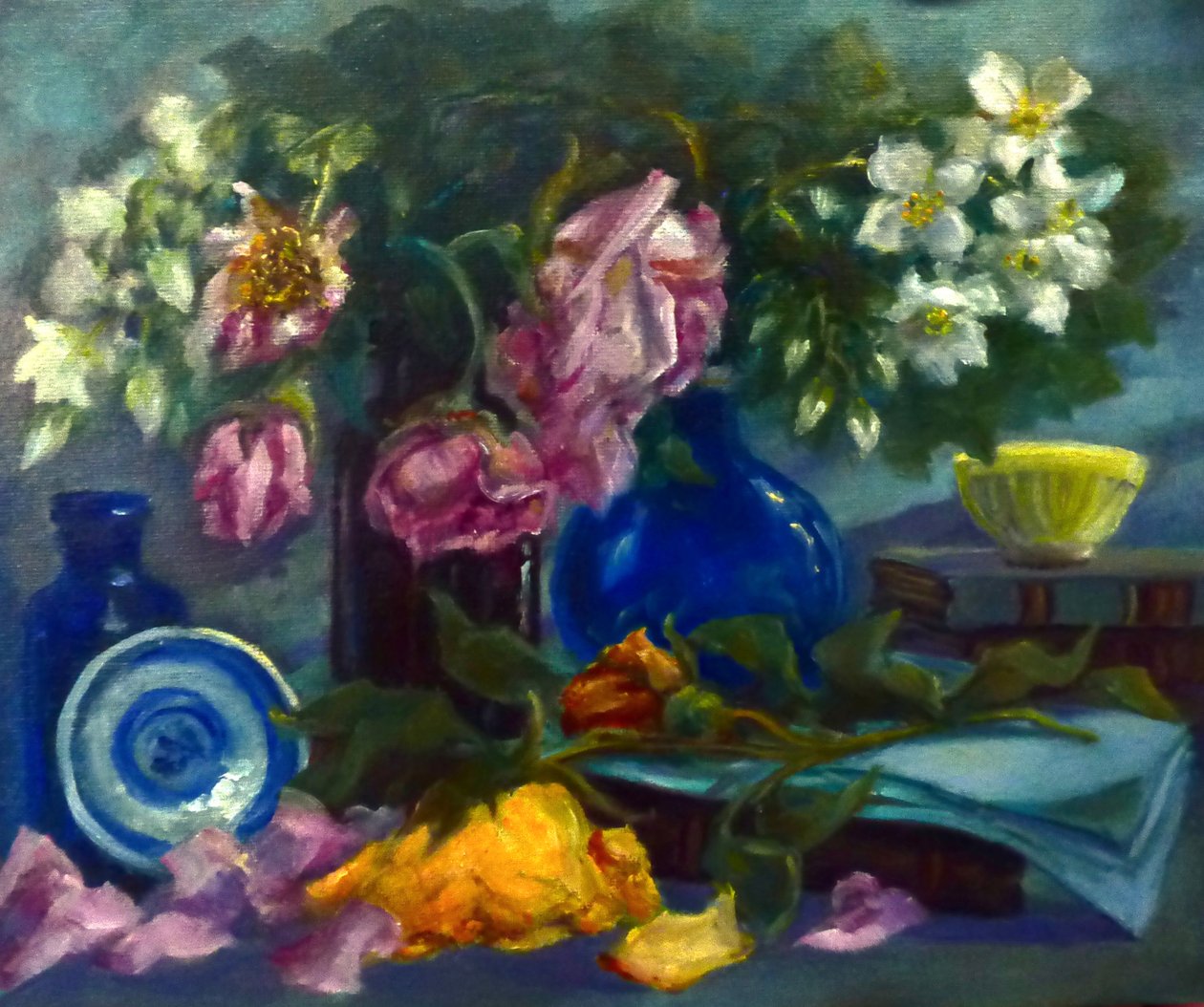 Rosas Desbotadas e Flor de Laranjeira, 2020 de Lee Campbell