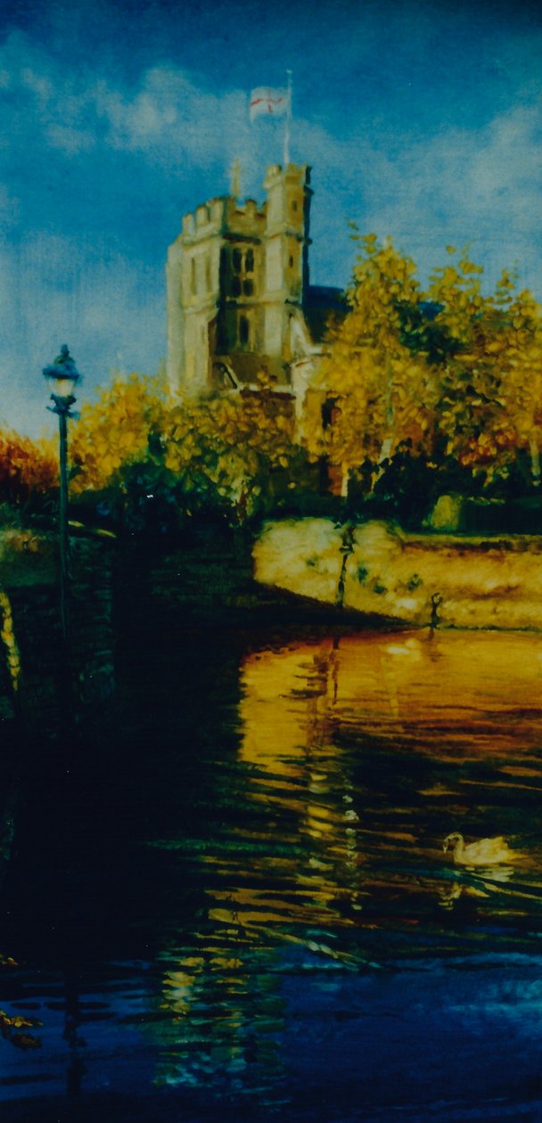 Maré alta, 2003 (óleo sobre papel) St. Marys, Twickenham de Lee Campbell