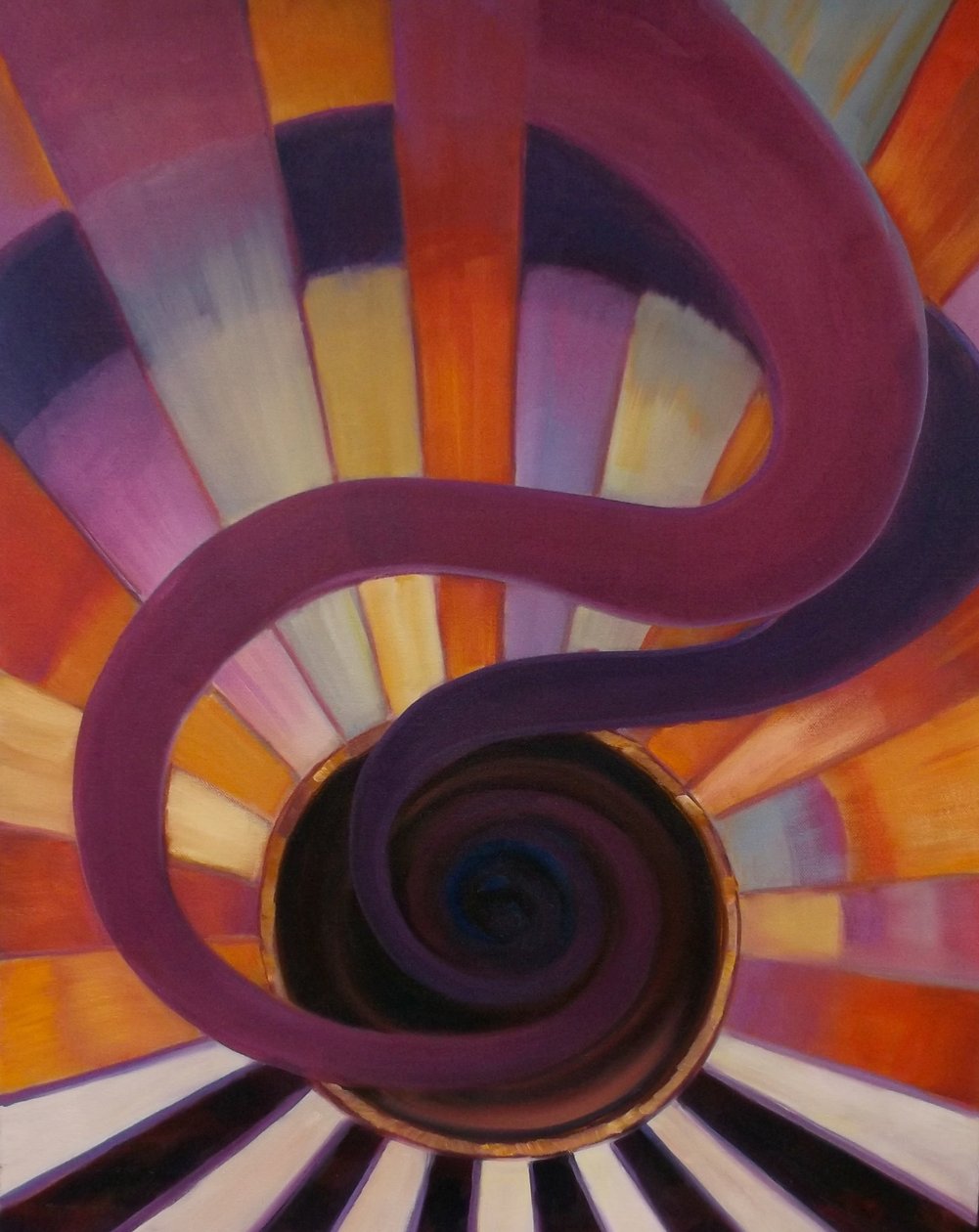 Jazz 2 2012 (óleo sobre tela) Abstrato, música de Lee Campbell