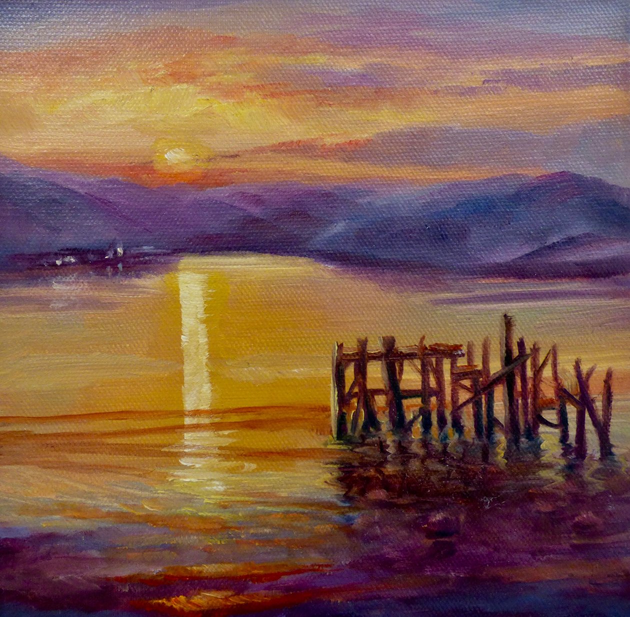 Old Jetty, Isle of Bute, 2019 de Lee Campbell