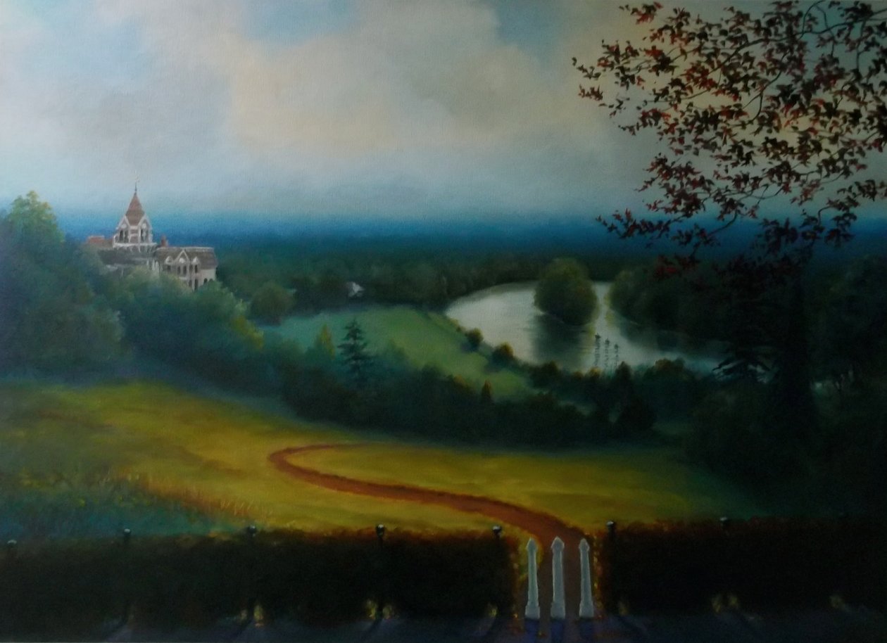 Petersham Hotel, paisagem de 2011 de Lee Campbell