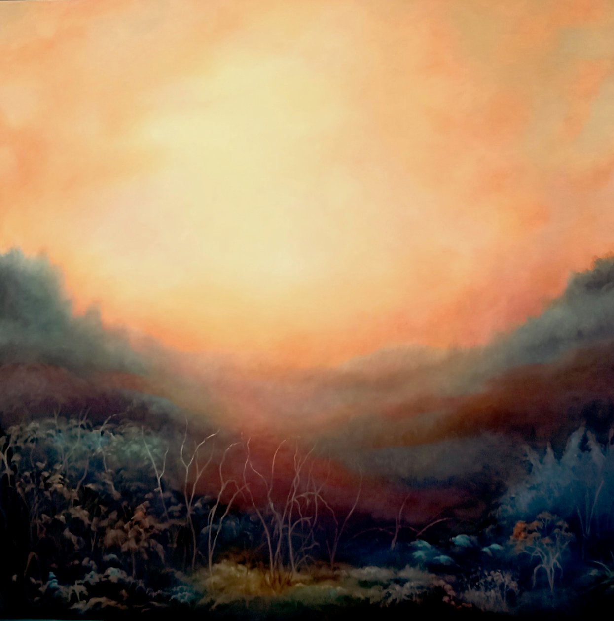 Profecia - Além da Charneca, 2021 (óleo sobre tela) de Lee Campbell