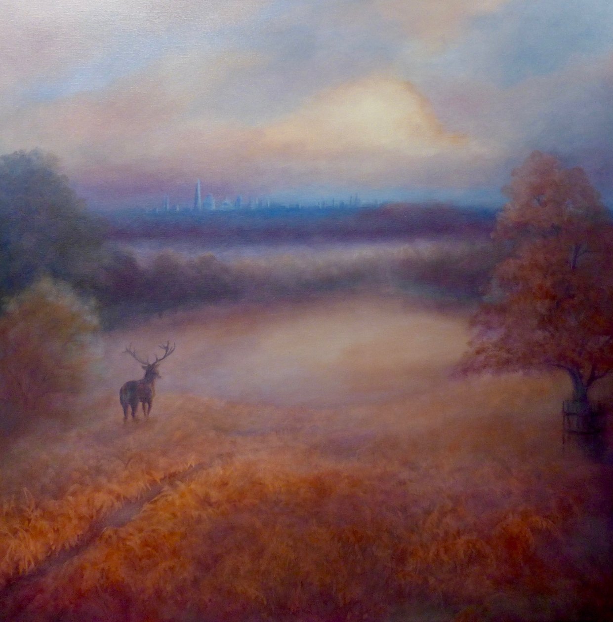 Richmond Park com vista para a cidade, 2020 de Lee Campbell