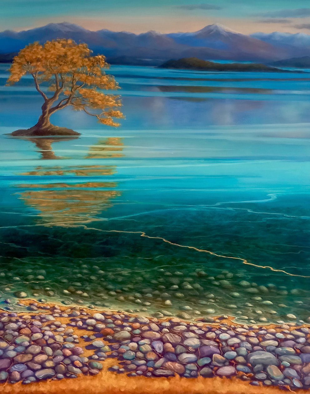 Tesouro da Nova Zelândia, 2021 (óleo sobre tela) de Lee Campbell