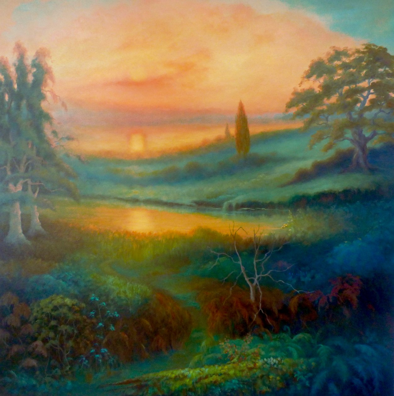Verdant Landscape, 2022 de Lee Campbell