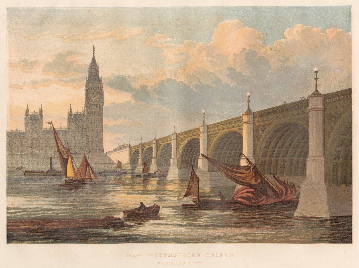 Nova Ponte de Westminster, Desenhada por P. N. Page de Leighton Brothers