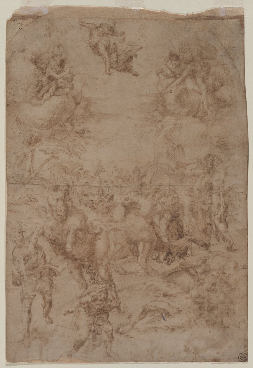 A conversão de São Paulo, após 1575. de Lelio Orsi da Novellara