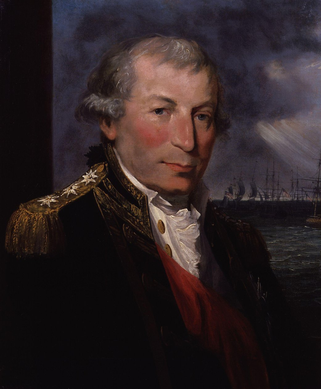 Retrato de John Jervis, c.1795 de Lemuel Francis Abbott