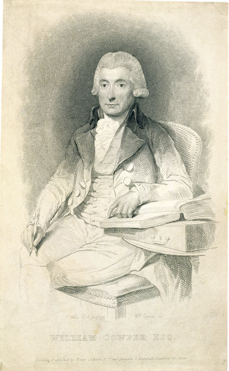 William Cowper (1731-1800), gravado por WC Edwards, 1823 de Lemuel Francis Abbott