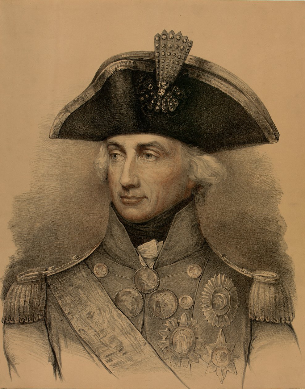 Vice-almirante Horatio Nelson (1758-1805) de Lemuel Francis (after) Abbott