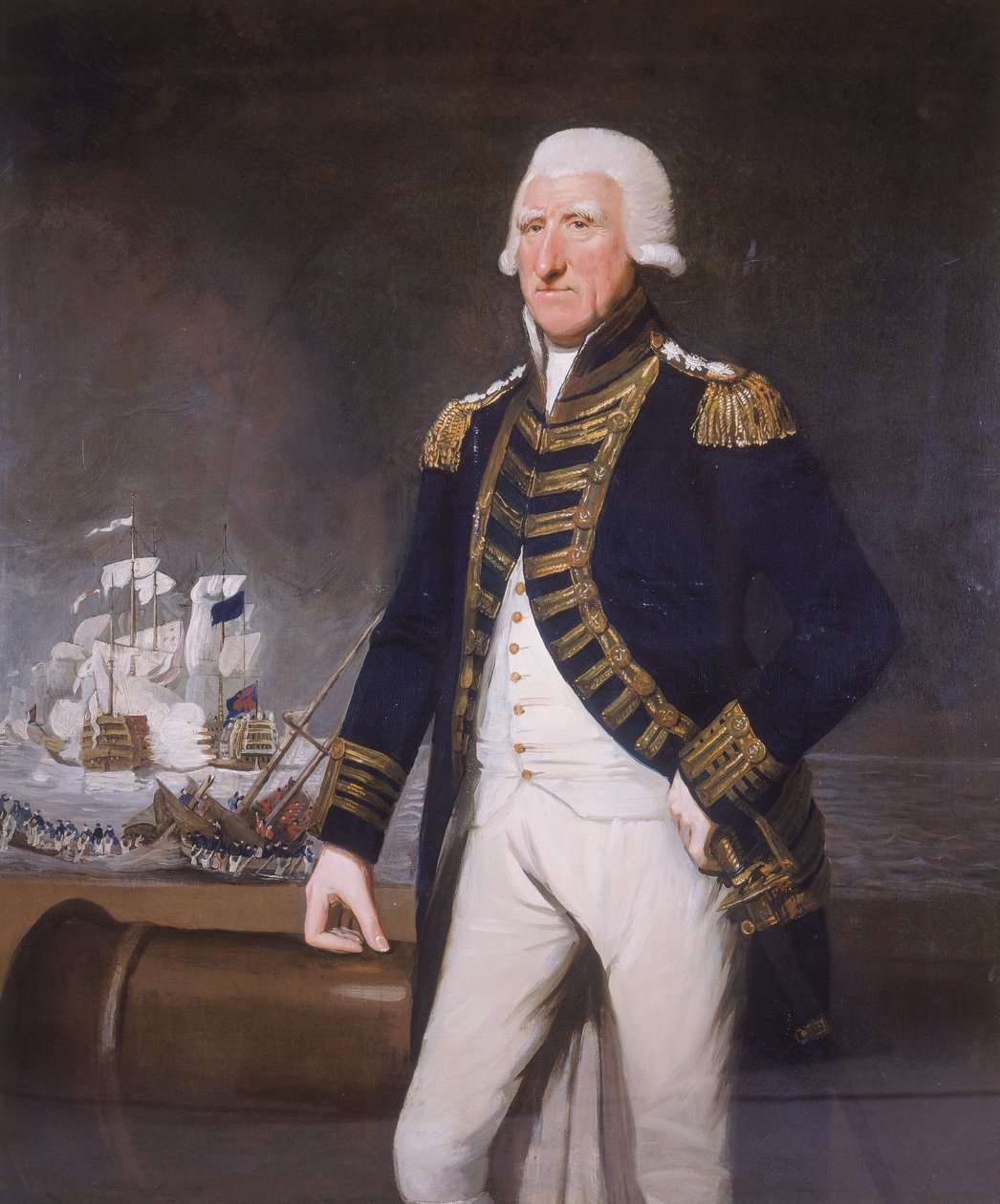 Samuel, First Viscount Hood, c1794 de Lemuel Francis Abbot
