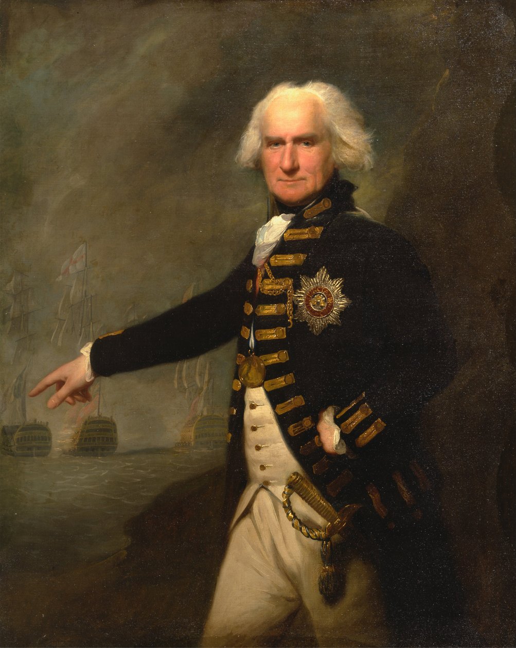 Almirante Lord Bridport de Lemuel Francis Abbott