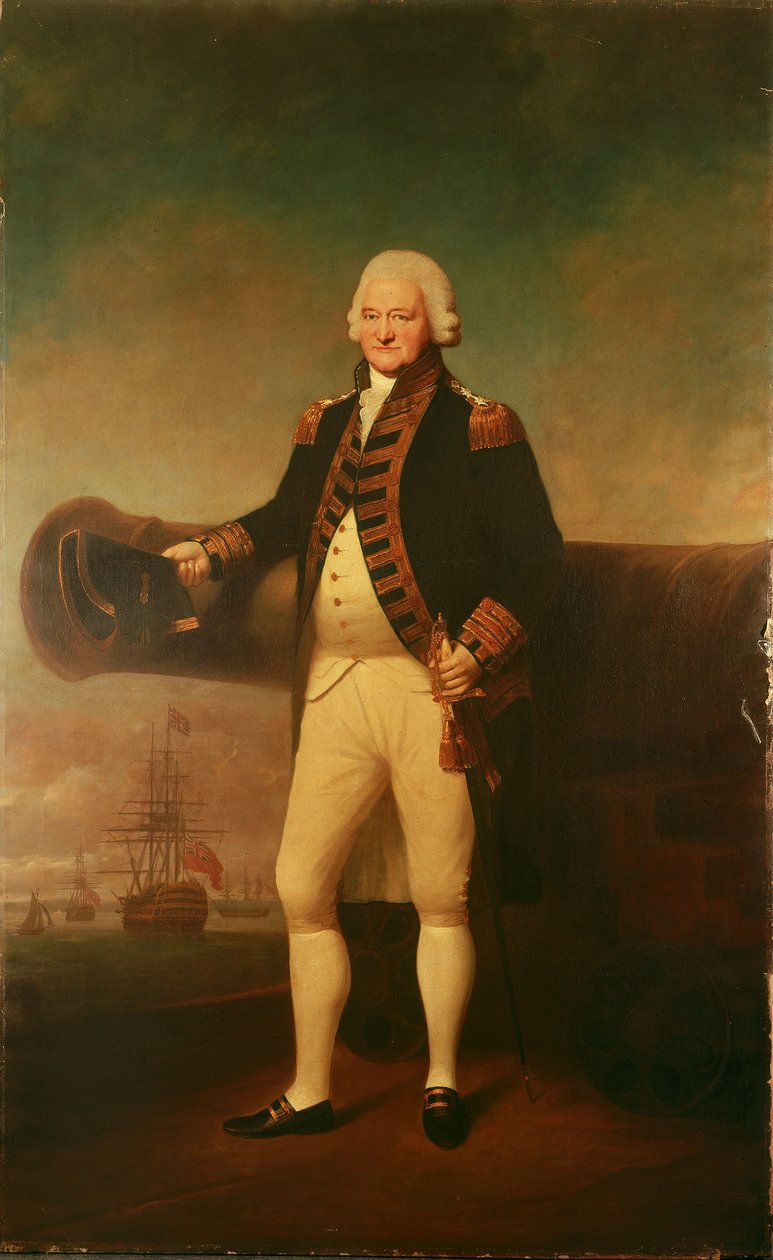 Almirante Sir Peter Parker (1721-1811), c.1799 (óleo sobre tela) de Lemuel Francis Abbott
