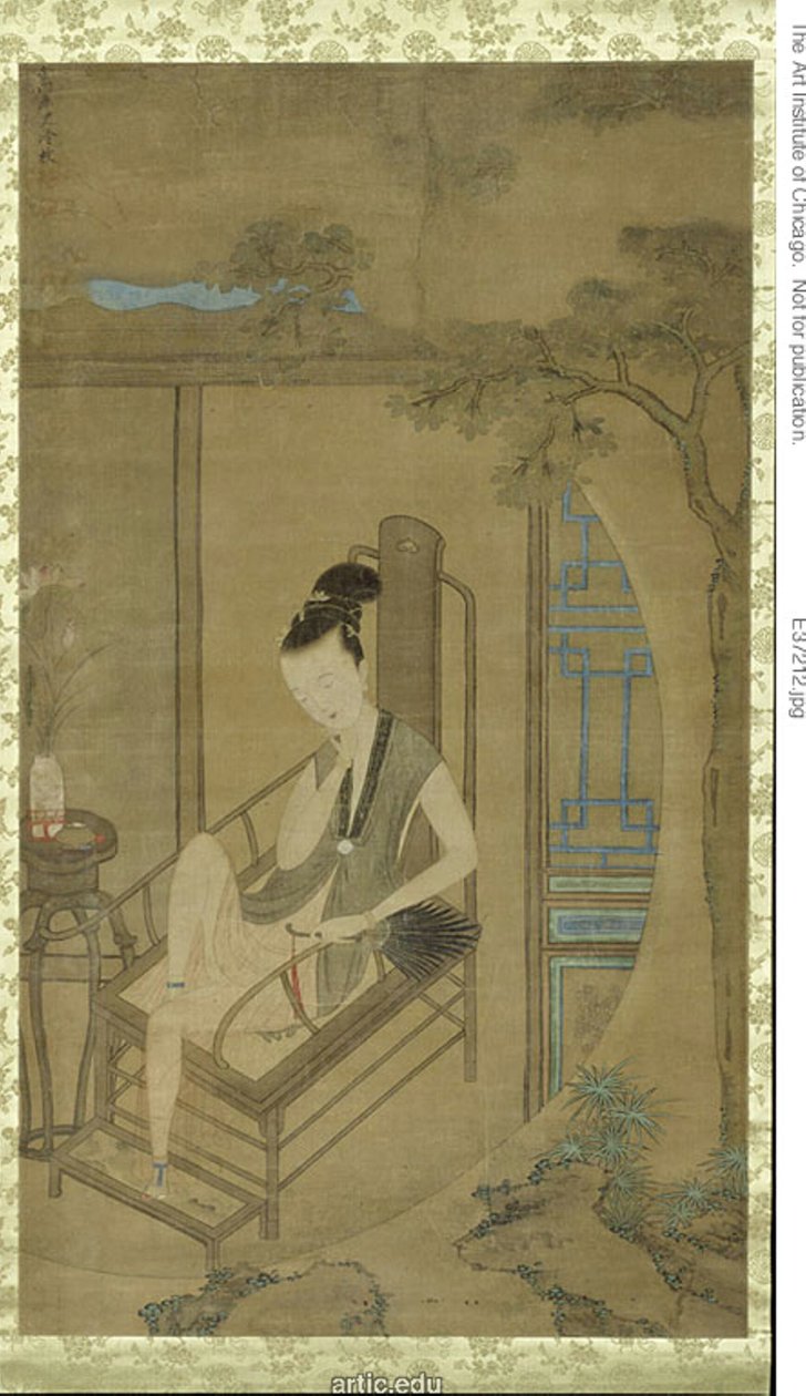 Mulher fantasiando de Leng Mei