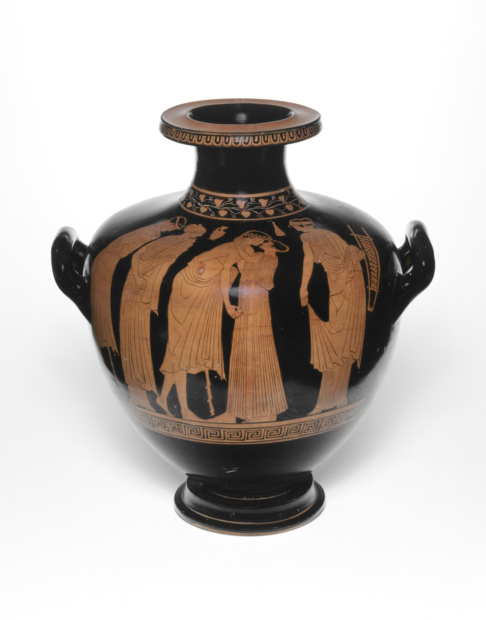 Hydria, ou jarra de água, 460-450 aC de Leningrad Painter
