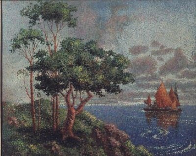 Os barcos à vela, 1887 de Leo Gausson