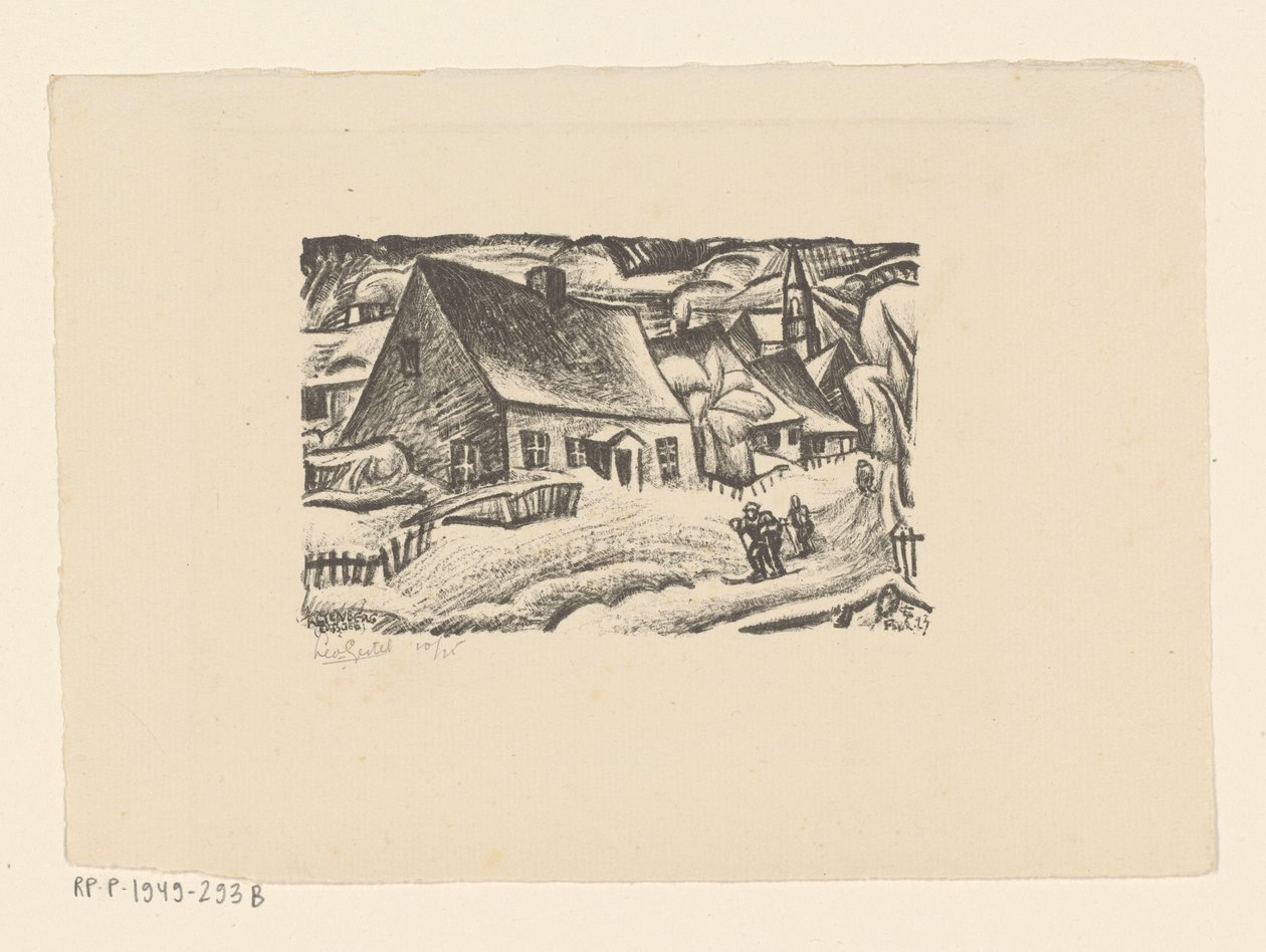 Altenberg (Ertsgebergte) (título original no objeto) de Leo Gestel (signed by artist)