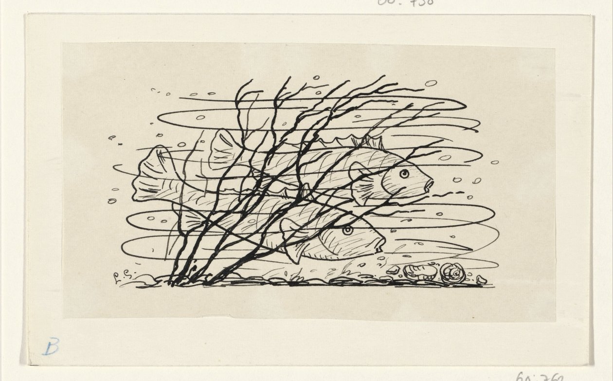 Dois peixes na água de Leo Gestel (signed by artist)