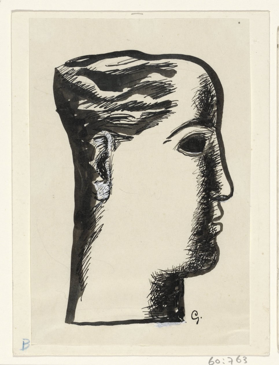 Cabeça da mulher de Leo Gestel (signed by artist)