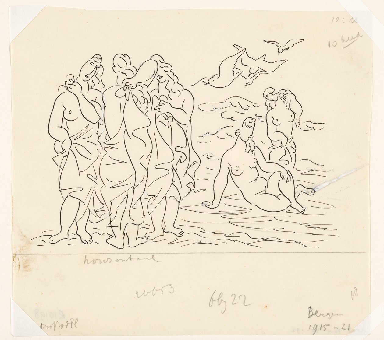 Padres (esboço) de Leo Gestel