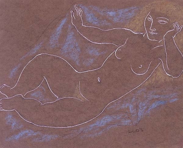Loira nua de Leo Gestel