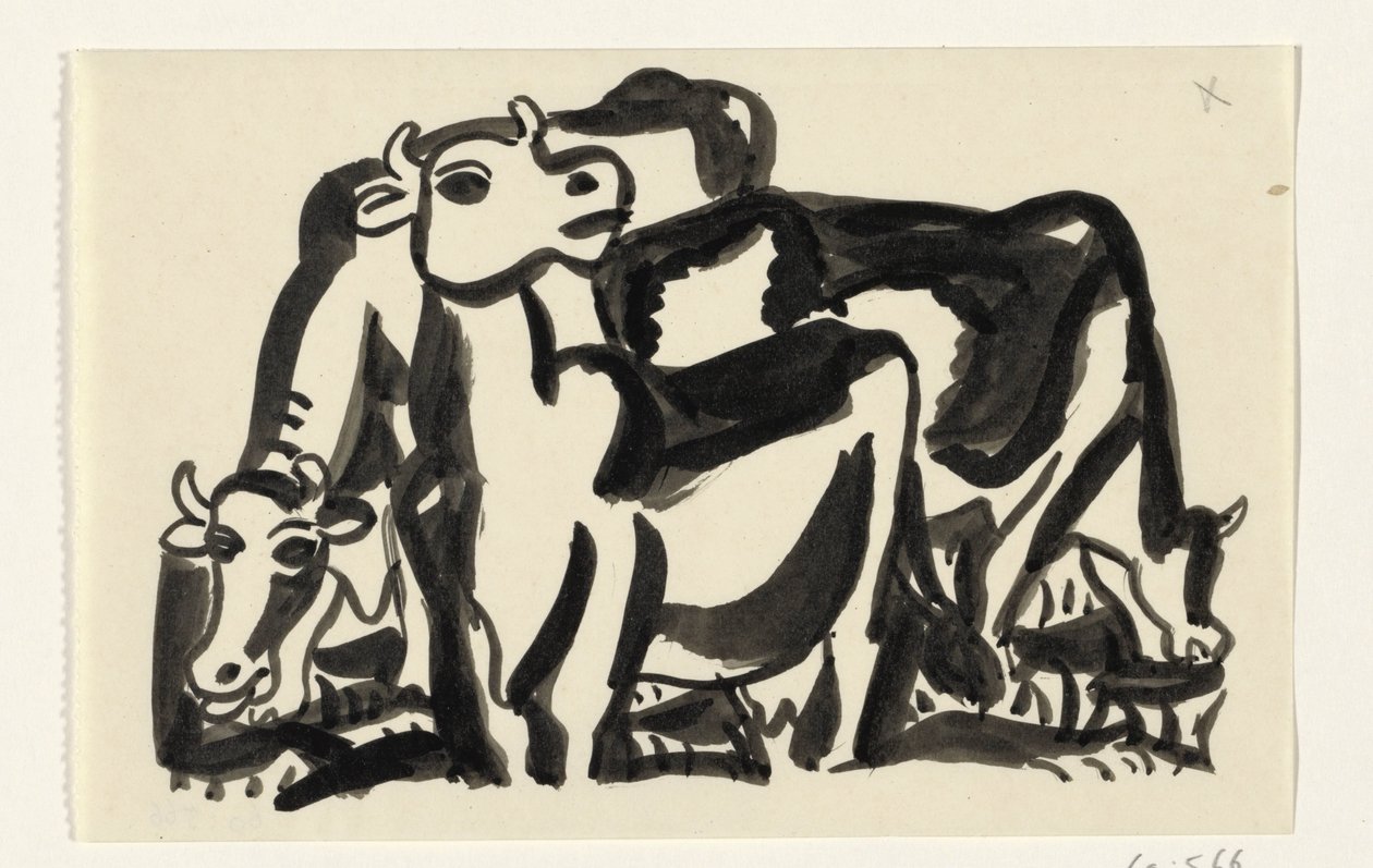 Três vacas de Leo Gestel