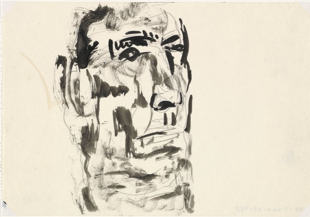 retrato de homem Sem título de Leo Gestel