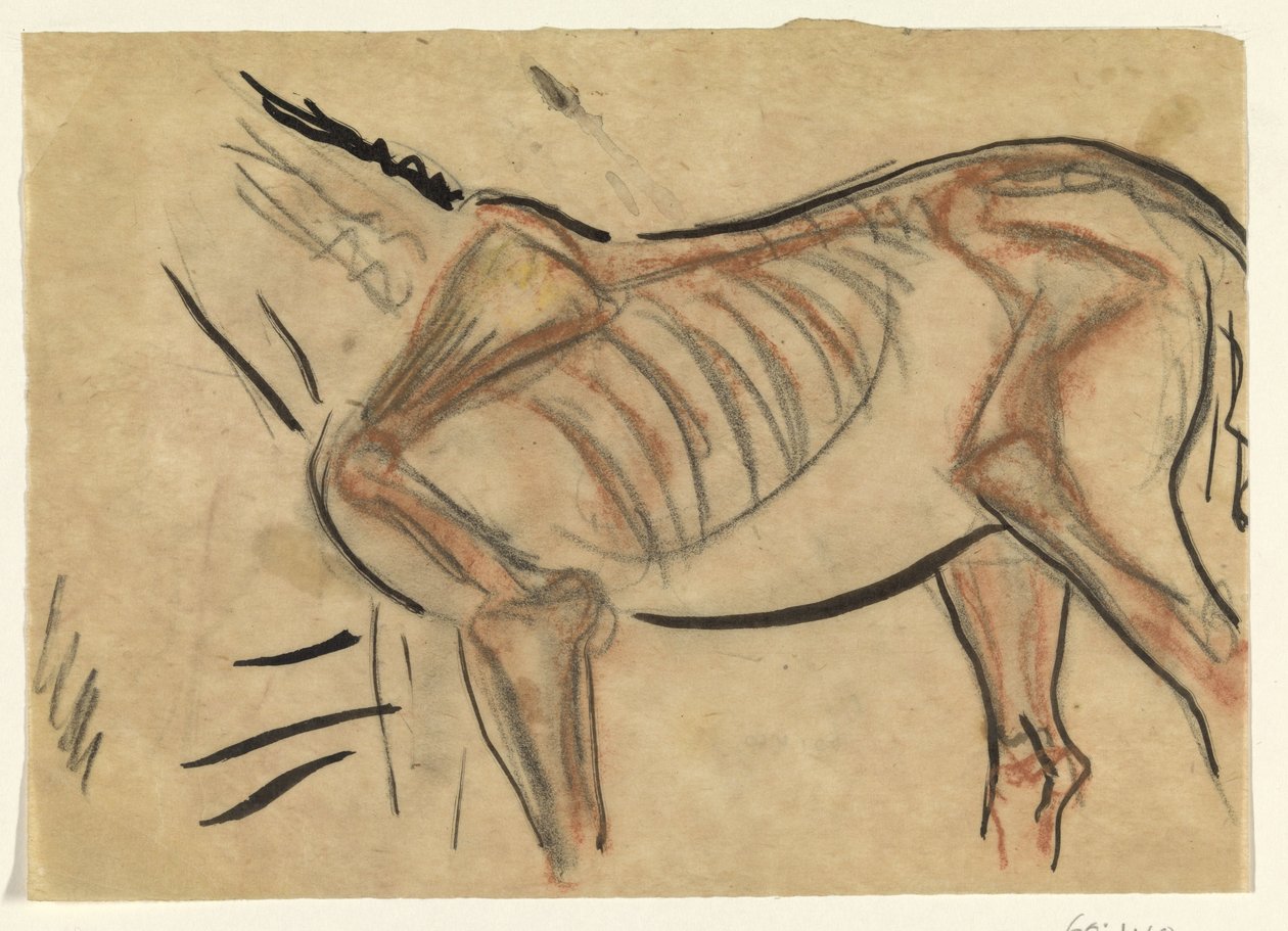 Esqueleto de um cavalo de Leo Gestel