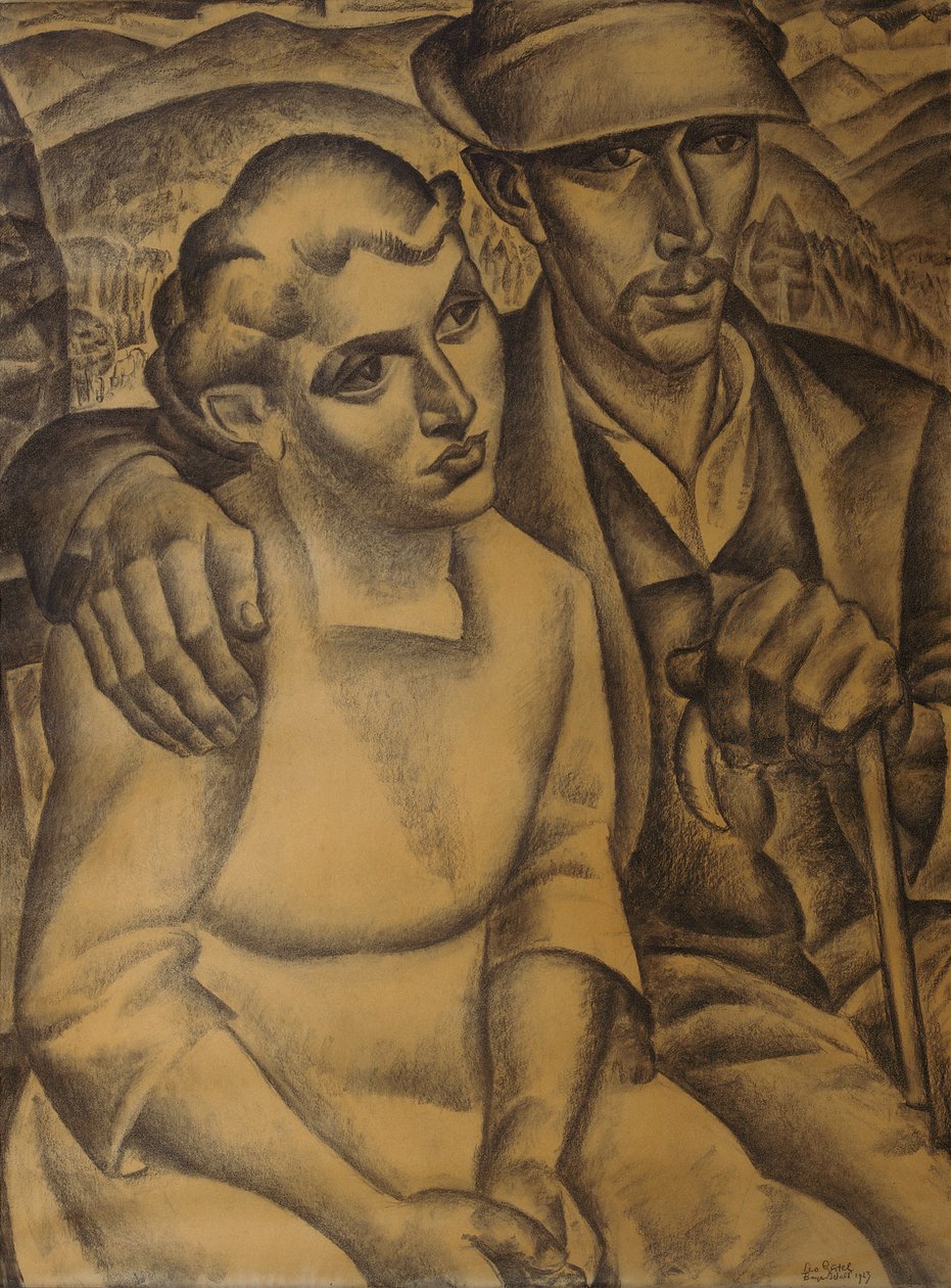 O noivo na floresta da Baviera de Leo Gestel