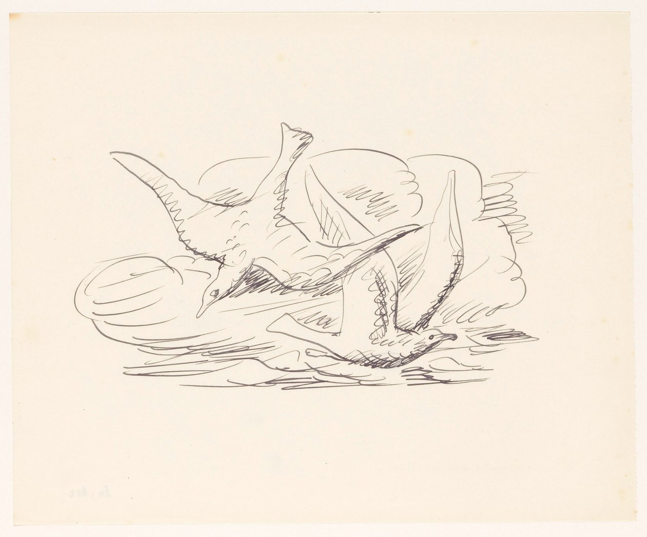 Duas gaivotas de Leo Gestel