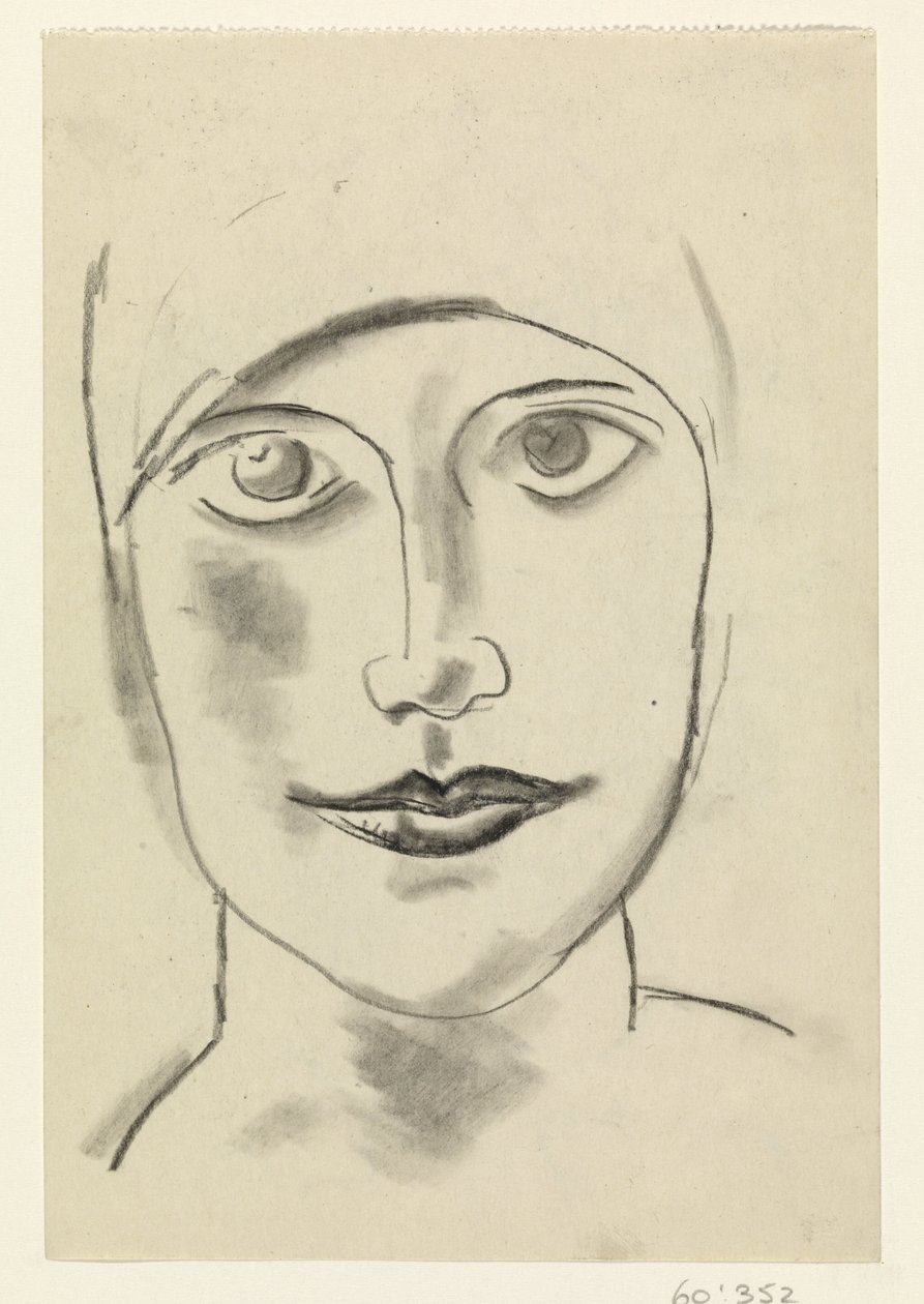 Cabeça da mulher de Leo Gestel